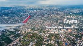  Presentation with chiang mai - Amazing slides having design aerospace - airplane is taking off backdrop and a gray colored foreground