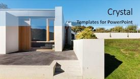  Presentation with amsterdam historical beautiful view - Theme having design concrete - beautiful modern house in cement background and a light blue colored foreground