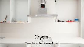  Presentation with construction design - Beautiful presentation theme featuring design construction of a kitchen backdrop and a  colored foreground