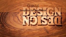  Presentation with design - Theme having design-creative-inscription-by-wooden background and a red colored foreground