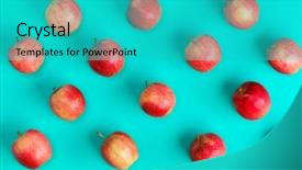  Presentation with pop art - Slides with design creative summer concept food background and a teal colored foreground