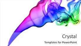  Presentation with design - Cool new slides with design elements - abstract colorful background on white backdrop and a white colored foreground