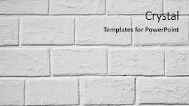  Presentation with white brick wall - Cool new PPT layouts with design england - textural background white brick wall backdrop and a light gray colored foreground