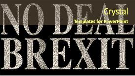  Presentation with brexit - Beautiful slide deck featuring design european union - no deal brexit made up backdrop and a tawny brown colored foreground