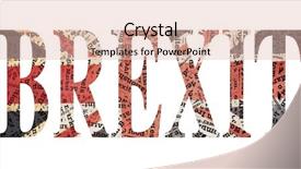  Presentation with brexit - Slide set featuring design european union - words brexit coverd in brexit background and a lemonade colored foreground