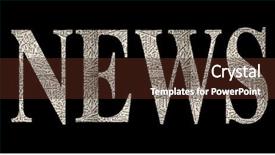  Presentation with brexit - Audience pleasing PPT theme consisting of design european union - words news coverd in brexit backdrop and a tawny brown colored foreground