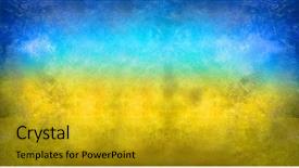  Presentation with blue and yellow - Presentation design featuring design european union - yellow blue background background and a gold colored foreground