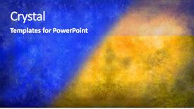  Presentation with blue yellow - Cool new presentation theme with design european union - yellow blue background backdrop and a cobalt blue colored foreground