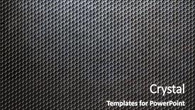  Presentation with millimeter grid - Slides featuring design gitter - grunge metal comb grid background and a dark gray colored foreground