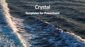  Presentation with abstract orange color wave design - Beautiful PPT theme featuring design graphicriver graphicr - abstract sea waves backdrop and a tawny brown colored foreground