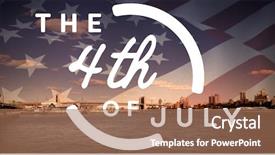  Presentation with 4th july - Cool new PPT theme with design graphicriver graphicr - colorful happy 4th of july backdrop and a coral colored foreground