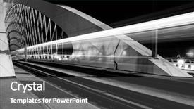  Presentation with prague - Amazing PPT theme having design graphicriver graphicr - night view of troja bridge backdrop and a dark gray colored foreground