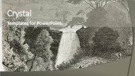  Presentation with view of the old port - PPT layouts with design graphicriver graphicr africa - reb waterfalls old view abyssinia background and a gray colored foreground