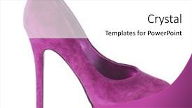  Presentation with shoe insert - Theme enhanced with mug of hot drink decorated in felt on wooden table background and a gray colored foreground