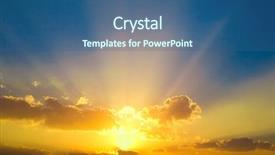  Presentation with landscape - Amazing presentation design having design indonesia - beautiful cloudscape landscape backdrop and a  colored foreground