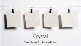  Presentation with note - PPT theme enhanced with design invite card - note on cord background and a white colored foreground