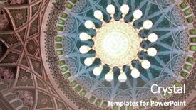  Presentation with oman - Beautiful slides featuring design islami - interior view of dome backdrop and a violet colored foreground