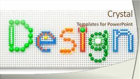  Presentation with design madu - Slide deck enhanced with design made of mosaic puzzle background and a cream colored foreground