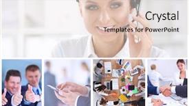  Presentation with service product design proposal - PPT layouts featuring design of a customer service background and a lemonade colored foreground