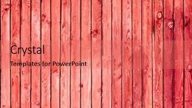  Presentation with wood texture - Beautiful theme featuring design of red wood texture backdrop and a coral colored foreground