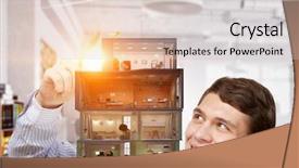  Presentation with child dream house - Presentation having design of your dream house background and a lemonade colored foreground