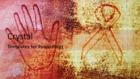  Presentation with racism - Colorful PPT theme enhanced with design racism - hand and a ribbon backdrop and a red colored foreground