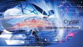  Presentation with automobile - Presentation theme having christmas bag with christmas cookies biscuits gingerbread gifts and christmas decorations background and a coral colored foreground