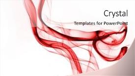  Presentation with smoke - PPT theme consisting of design sangue - abstract smoke background background and a  colored foreground