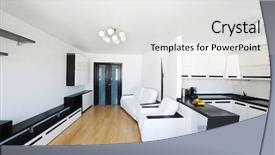  Presentation with room interior design - Presentation design with design there is no brand background and a white colored foreground