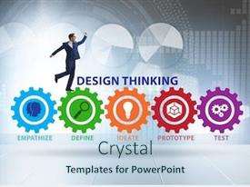 Design Thinking Concept In Software PPT template 37 | CrystalGraphics
