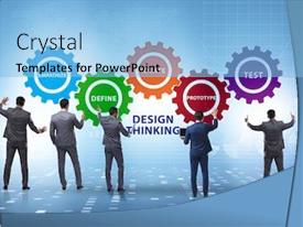 Design Thinking Concept In Software PPT template 51 | CrystalGraphics
