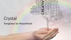  Presentation with abstract art - Beautiful PPT theme featuring balloon where add balloon - boost as a business competition backdrop and a light gray colored foreground.