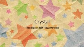  Presentation with partchment paper texture - Cool new PPT theme with designed retro paper background texture backdrop and a lemonade colored foreground