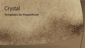  Presentation with dust - Beautiful presentation design featuring designed retro photo open road grain dust as vintage effect backdrop and a coral colored foreground