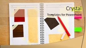  Presentation with scrap book - Presentation theme enhanced with designer scrap book filled background and a lemonade colored foreground