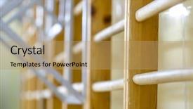  Presentation with scan bar codes - Audience pleasing PPT layouts consisting of designs closing exercises - wall bar close up backdrop and a coral colored foreground