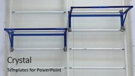  Presentation with close up of bark - Presentation theme consisting of designs closing exercises - wall bars close up background and a light gray colored foreground