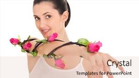  Presentation with beautiful nature - Audience pleasing presentation consisting of desing - close up beautiful mother nature backdrop and a  colored foreground