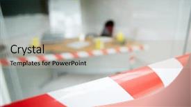  Presentation with dry erase board - Colorful theme enhanced with desk chair and marker board backdrop and a mint green colored foreground