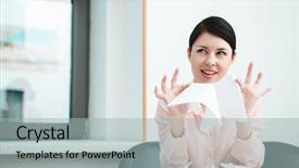  Presentation with old papers - Theme having desk getting rid of old background and a light gray colored foreground