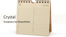  Presentation with annual cycle green mayan calendar - Presentation having desktop calendar - december 2008 isolated background and a  colored foreground