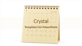  Presentation with january - PPT theme having desktop calendar - january 2010 isolated background and a  colored foreground