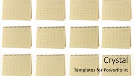  Presentation with desktop - Colorful slide set enhanced with albo de - desktop calendar 2011 isolated backdrop and a  colored foreground