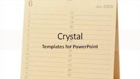  Presentation with june - Presentation theme with desktop calendar - june 2009 isolated in white background and a lemonade colored foreground