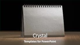  Presentation with desktop - Cool new PPT layouts with desktop calendar on the wooden backdrop and a  colored foreground