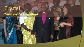  Presentation with awards - Beautiful slide deck featuring appreciation - pink carnation and greeting card backdrop and a light gray colored foreground