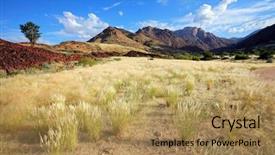 Presentation with japan beautiful landscape mountain fuji - Cool new presentation design with desolate - landscape of the brandberg mountain backdrop and a coral colored foreground