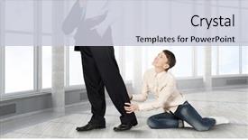  Presentation with despair - PPT layouts having don't leave me alone background and a  colored foreground