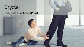  Presentation with leave - PPT theme with don't leave me alone background and a  colored foreground