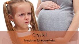  Presentation with pregnant mother - Presentation theme with i don't want background and a red colored foreground